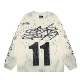 Hellstar Long Sleeve Shirts Hip-hop loose oversize